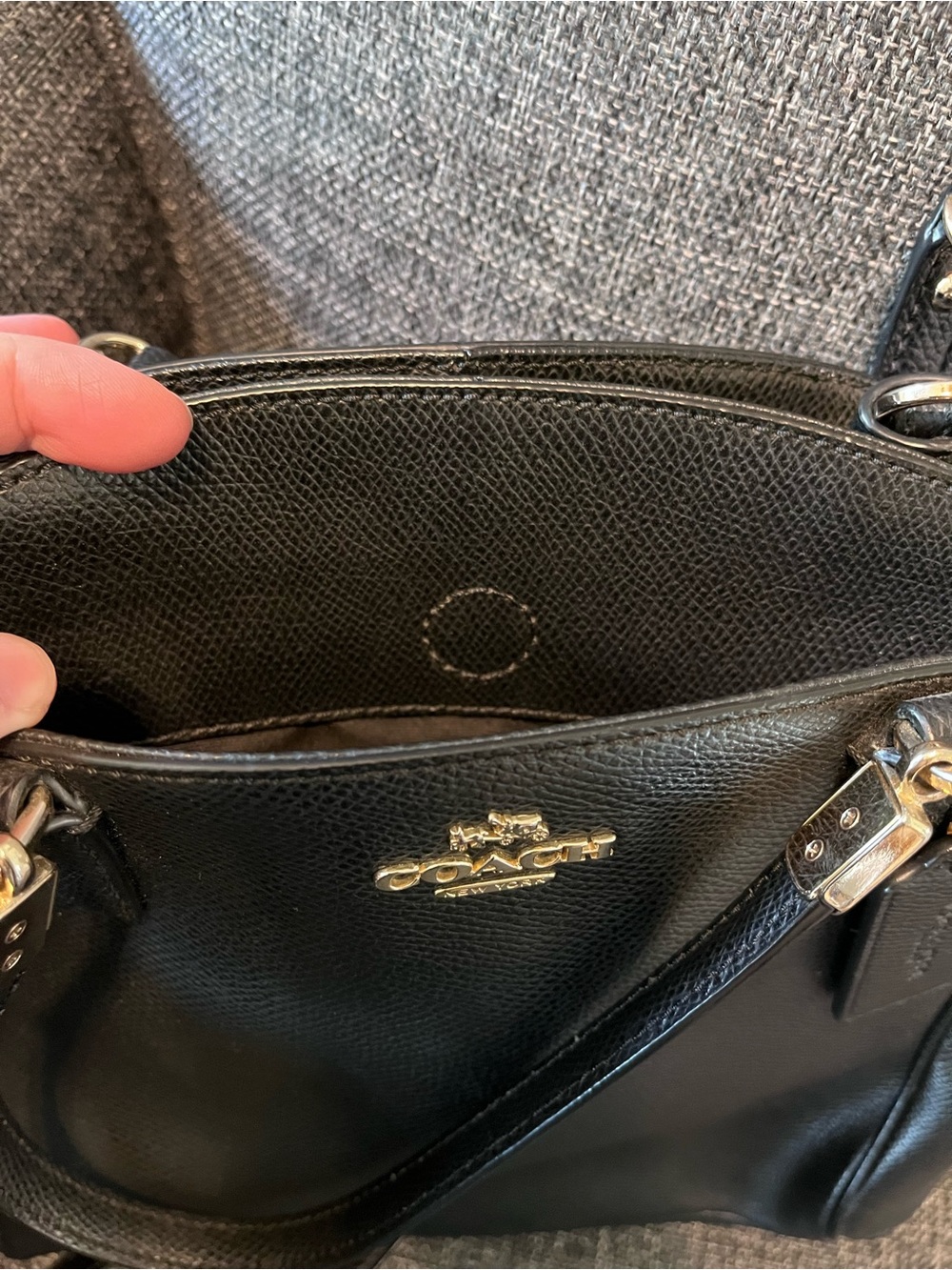 Coach Black Purse - Picture 7 of 7